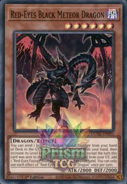 1st ed Red-Eyes Black Meteor Dragon super rare DUNE-EN095 Yugioh - Image 1