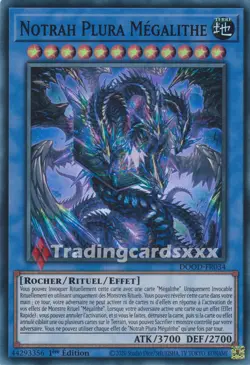 Yu-Gi-Oh! Notrah Plura Megalithe : SR DOOD-FR034 - Image 1