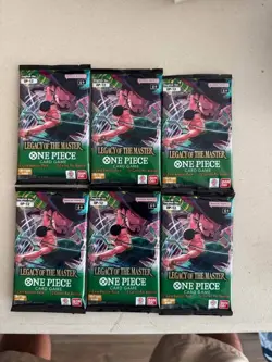One Piece OP12 TCG Booster Pack Bundle - 6 Packs for $25 - Image 1