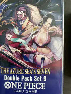 One Piece TCG: Double Pack Set 9 The Azure Sea's Seven FACTORY SEALED! (2) Boxes - Image 5
