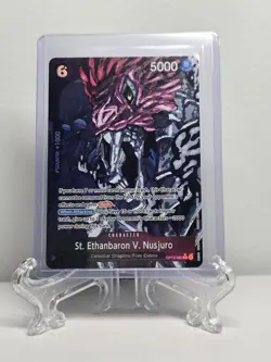 St. Ethanbaron V. Nusjuro Alt Art OP13-080 Carrying On His Will One Piece TCG NM - Image 1
