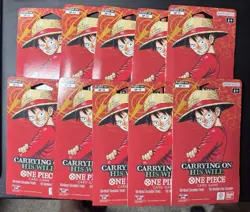 One Piece TCG: Carrying On His Will Sleeved Booster OP-13 English (LOT OF 10) - Image 1