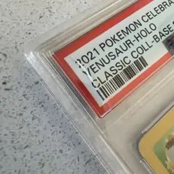 PSA 10 Venusaur 15/102 Celebrations Classic Collection Holo Pokemon Card CRACK - Image 4