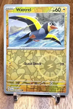 Wattrel 078/198 SV1 Scarlet & Violet Base Reverse Holo Pokemon Card NM - Image 1