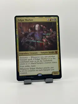 MTG, Edgar Markov OVERSIZED (Commander 2017) Oversize Cards Foil - Image 1