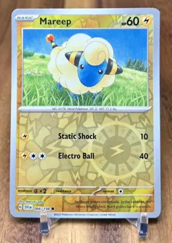 Mareep 066/198 SV1 Scarlet & Violet Base Reverse Holo Pokemon Card NM - Image 1