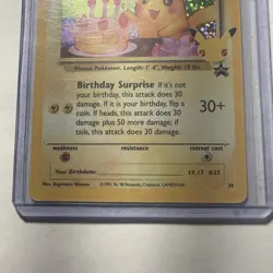 Pokemon TCG Birthday Pikachu Holo Rare Celebrations Card Mint Condition - Image 2