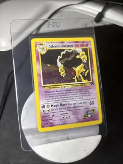 Pokemon Alakazam Holo Rare TCG Gym Challenge Card 16/132 Sabrina's Alakazam - Image 1