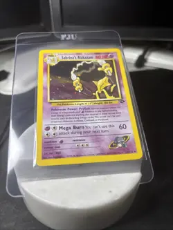 Pokemon Alakazam Holo Rare TCG Gym Challenge Card 16/132 Sabrina's Alakazam - Image 2