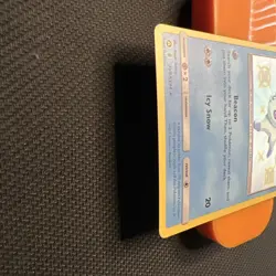 Alolan Vulpix SV8/SV94 Hidden Fates Shiny Vault Holo Rare Pokemon Card NM - Image 2