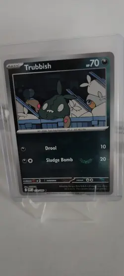 Pokemon TCG Trubbish Card 059/086 Poke Ball Pattern Pokeball Error - Image 2