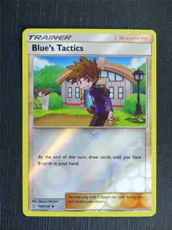 Blue's Tactics 188/236 Reverse Holo - Pokemon Cards #1WX - Image 1