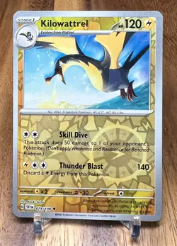 Kilowattrel 079/198 SV1 Scarlet & Violet Base Reverse Holo Pokemon Card NM - Image 1