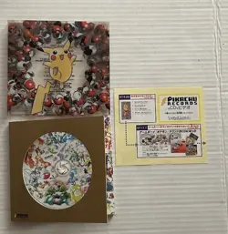 Vintage Pokemon Pikachu Records 1998 Japanese CD No Cards Included - Image 2