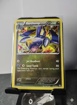 Garchomp 91/124 Holo Rare Dragons Exalted 🔥 Dragon Type Stage 2 Pokemon Card - Image 1