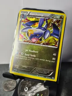 Garchomp 91/124 Holo Rare Dragons Exalted 🔥 Dragon Type Stage 2 Pokemon Card - Image 2