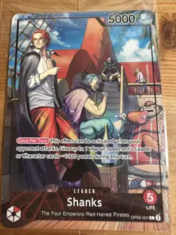 SEALED Shanks (2025 PSA Magazine Promo) OP09-001 One Piece Promotion Cards Foil - Image 3