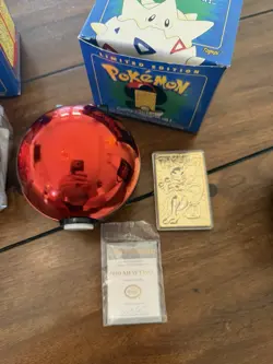 1999 Pokemon X Burger King 23k Gold Plated Cards Sealed New Lot Of 6 Charizard - Image 3