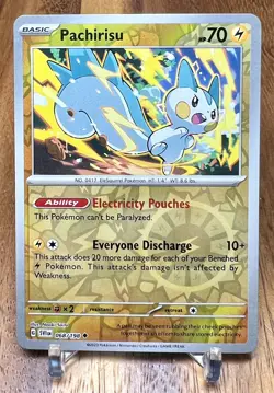 Pachirisu 068/198 SV1 Scarlet & Violet Base Reverse Holo Pokemon Card NM - Image 1
