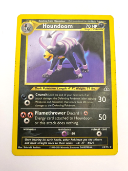 Pokemon Card - Houndoom 23/75 Neo Discovery *HP* Rare - Image 1