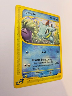 Pokemon Card - Non-Holo Totodile 134/165 Expedition *EX* e-Card Common - Image 4