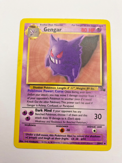 Pokemon Card - Gengar 20/62 Fossil *HP* Rare - Image 1