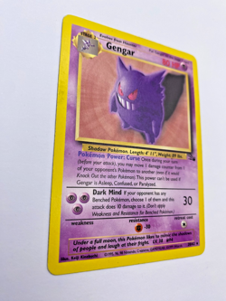 Pokemon Card - Gengar 20/62 Fossil *HP* Rare - Image 5