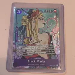 Black Maria Illustration Box Vol.2 OP08-074 One Piece Promotion Cards Promo - Image 1