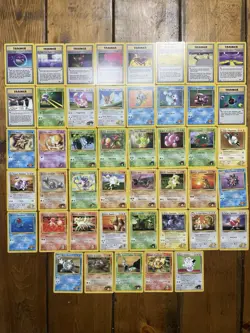 Pokemon TGC Gym Heroes 45 Card Vintage Lot. Never Played NM Condition Non Holo - Image 2