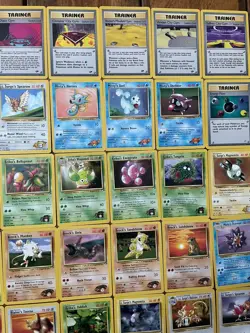 Pokemon TGC Gym Heroes 45 Card Vintage Lot. Never Played NM Condition Non Holo - Image 4