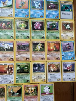 Pokemon TGC Gym Heroes 45 Card Vintage Lot. Never Played NM Condition Non Holo - Image 5