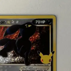 Umbreon Celebrations Classic Collection Holo Pokemon Card 17/17 - Image 2