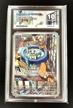 Squirtle 148/142 Stellar Crown ACE Perfect 10s Illustration Rare Card Pokemon - Image 1