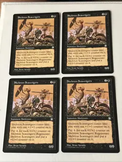 Skeleton Scavengers X4 Stronghold Ex Condition See Pics Front Back - Image 1