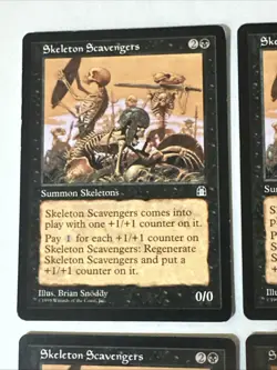 Skeleton Scavengers X4 Stronghold Ex Condition See Pics Front Back - Image 4