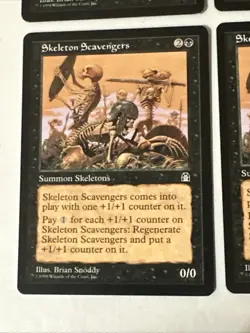 Skeleton Scavengers X4 Stronghold Ex Condition See Pics Front Back - Image 5