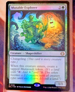 2026 MAGIC: THE GATHERING LORWYN ECLIPSED-FOIL #0186 MUTABLE EXPLORER - Image 1