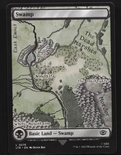 Swamp (0276) 276 Magic: the gathering The Lord of The Rings Near Mint or Better - Image 1