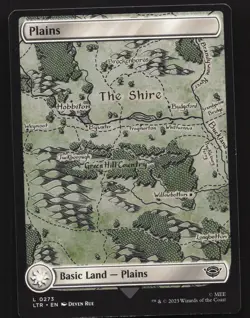 Plains (0273) 273 Magic: the gathering The Lord of The Rings Near Mint or Better - Image 1