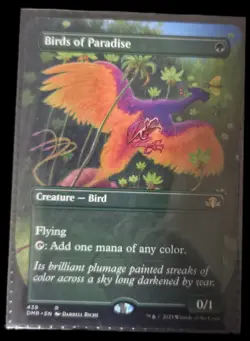 Birds of Paradise (Borderless) Dominaria Remastered Regular - Image 1