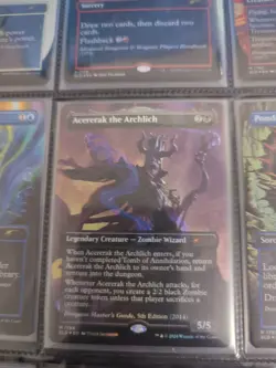 MTG - Acererak the Archlich - Borderless Foil - Dungeons & Dragons Secret Lair - Image 1