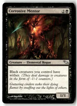 MTG Corrosive Mentor - Shadowmoor Heavily Played English - Image 1