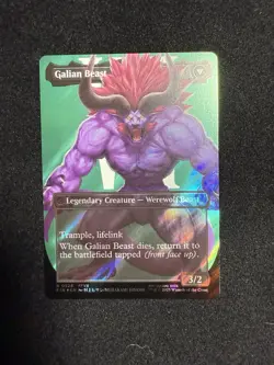 Vincent Valentine 0528 (Borderless Surge Foil) Final Fantasy MTG - Double Sided - Image 2