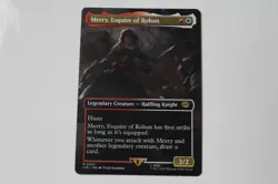 MTG - (Borderless) MERRY, ESQUIRE OF ROHAN LTR R 0437 - Lord of the Rings (R) NM - Image 1