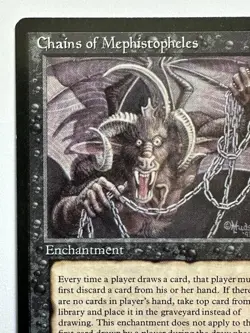 Chains of Mephistopheles - Magic The Gathering Legends Rare LP Read Description - Image 2
