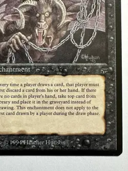 Chains of Mephistopheles - Magic The Gathering Legends Rare LP Read Description - Image 4