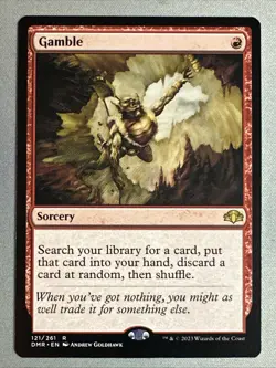 MTG / Gamble / DMR / #121 / Regular / Rare / NM - Image 1