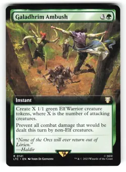 Galadhrim Ambush #121 (Extended Art) (NM) (Non-Foil) (LTC) Magic MTG - Image 1