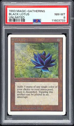 1993 MTG UNLIMITED BLACK LOTUS PSA 8 - Image 1