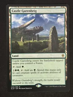 1x MTG Castle Garenbrig - Throne of Eldraine (ELD) #240 - Magic the Gathering - Image 1